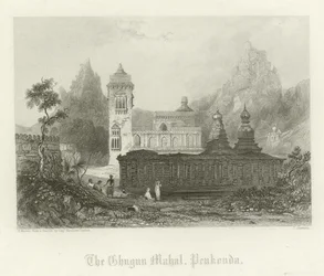 The Ghugun Mahal, Penukonda, India
